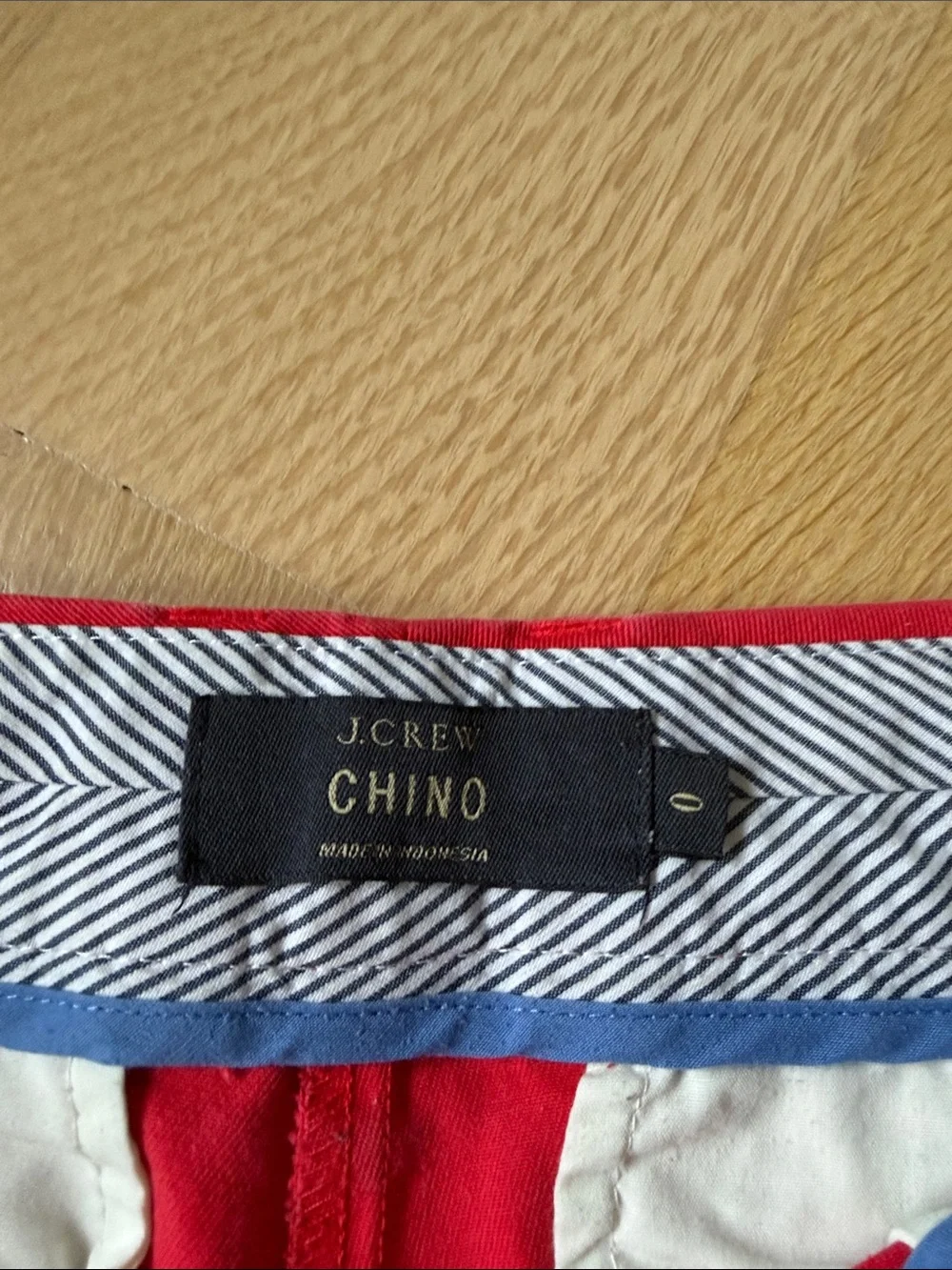 J. Crew Bright Red Cotton Chino Shorts